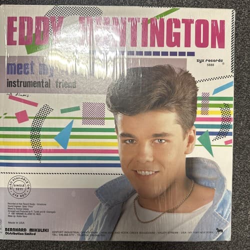 12" CLUB SINGLE - EDDIE HUNTINGDON: MEET MY FRIEND (2 VERSIONS) - Thumbnail 2