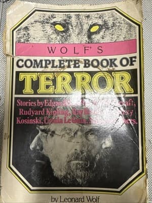 Wolf�s Complete Book Of Terror (1979, Hardcover) Poe, Lovecraft, Kipling, Saki.. - Image 1