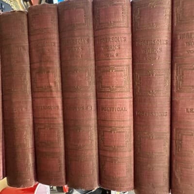 THE WORKS OF ROBERT G. INGERSOLL (COMPLETE 12 VOLUME SET) by Robert Ingersoll - Thumbnail 4