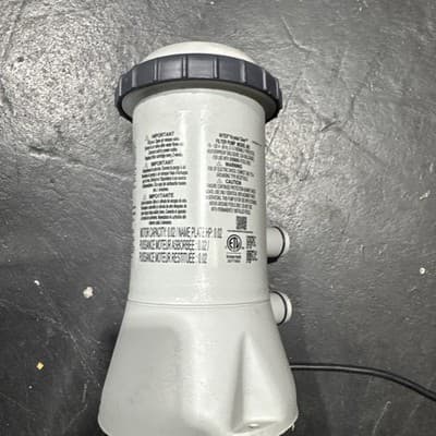 POOL FILTER-PUMP model 603 110-120V above ground INTEX Wet Set Krystal Clear - Image 1