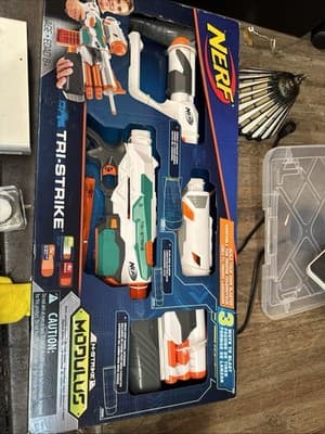 NERF- Modulus Tri-Strike Blaster- New -Ships Fast - Image 1