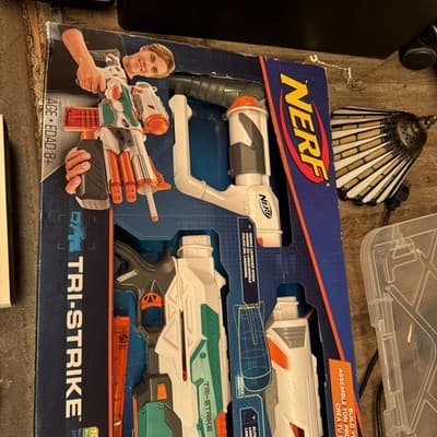 NERF- Modulus Tri-Strike Blaster- New -Ships Fast - Thumbnail 2