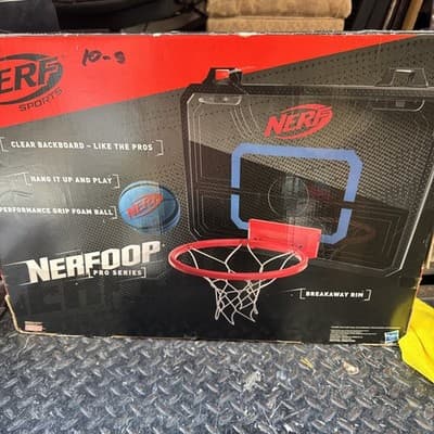 Nerfoop Pro Series Nerf Oop New Indoor Play Basketball Hoop and Ball New - Thumbnail 3