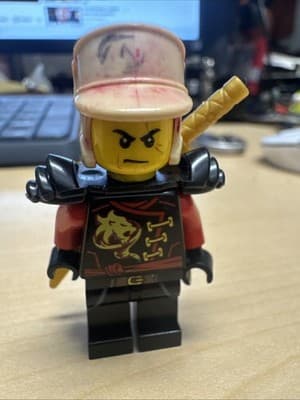Lego Samurai X Nya, Minifigure no face mask.No cracks - Image 1
