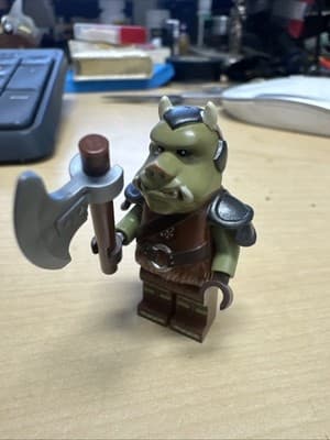 LEGO Star Wars Gamorrean Guard Axe Set Jabba's Palace Minifig - Image 1