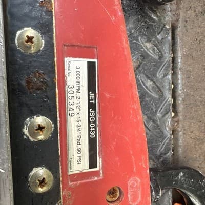 JET JSG-0430 Straight Line Sander - Thumbnail 2