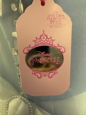 Disney Princess Cinderella Signature dress size 7/8 Brand New - Thumbnail 4
