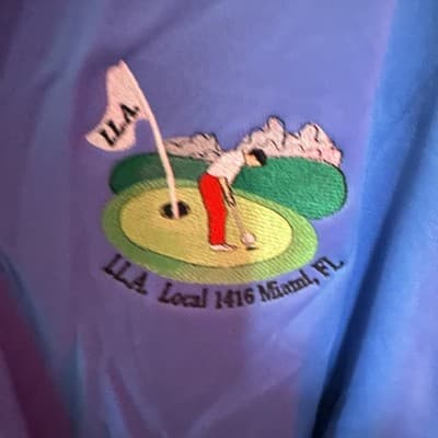 Lavender Polo Shirt XL Golf Tournament New - Thumbnail 2