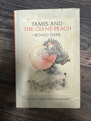 James and the Giant Peach by Roald Dahl With HC/DJ 1st Ed., Early Printing - Image 1
