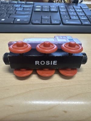 ROSIE Railroad Thomas & Friends Wooden Train Engine Railway Learning Curve 2006 - Thumbnail 2
