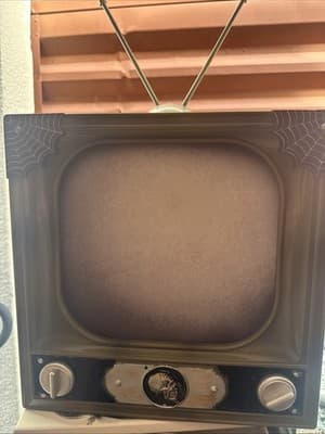Haunted Terror TV Tekky Toys Halloween Prop Decor Face Skull tested , Working - Image 1