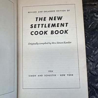 The New Settlement Cook Book 1954 Mrs Simon Kander The Way to a Man's Heart - Thumbnail 2