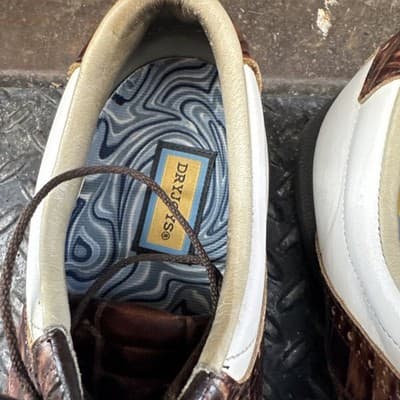 Foot Joy Brown and White Saddle In Great Condition Size 10.5 M - Thumbnail 3