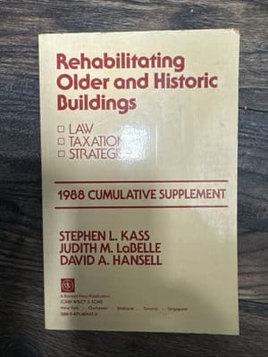 Rehabilitating Older and Historic Buildings Law Taxation Strategies - Image 1