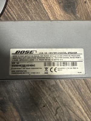 Bose VCS-10 Center Channel Surround Sound Speaker - Thumbnail 2