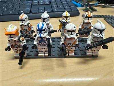 LEGO Star Wars Clone Trooper Minifigures Lot Of 8 - Image 1