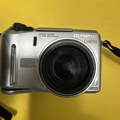 OLYMPUS CAMEDIA C -740 ULTRA ZOOM DIGITAL CAMERA USED TESTED With SD Card - Thumbnail 2