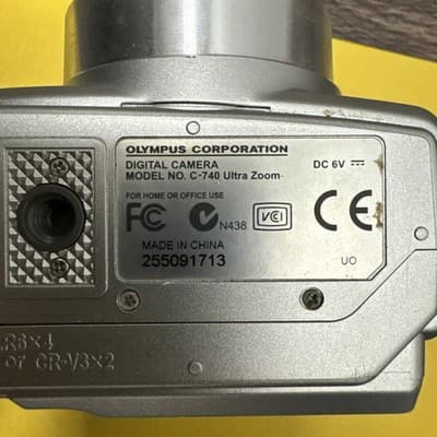 OLYMPUS CAMEDIA C -740 ULTRA ZOOM DIGITAL CAMERA USED TESTED With SD Card - Thumbnail 3