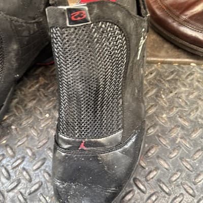 Jordan 19 Retro Countdown Package Bred 2008 Size 10 DAMAGED FOR REPAIR SEE PICS - Image 1