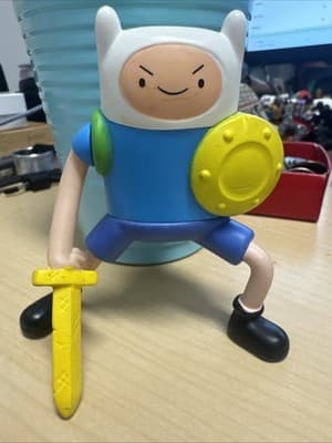 AVENTURE TIME Finn With Sword Figure Cartoon Network McDonalds - Image 1