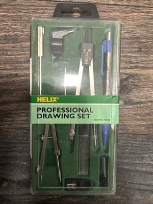 Helix 7 Pc. Drawing Set Made in Italy In Very Nice Condition!! - Image 1