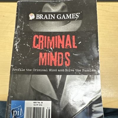 Brain Games Criminal Minds Puzzles Book May 11, 2021 - Image 1