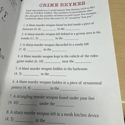 Brain Games Criminal Minds Puzzles Book May 11, 2021 - Thumbnail 3