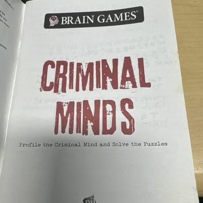 Brain Games Criminal Minds Puzzles Book May 11, 2021 - Thumbnail 2