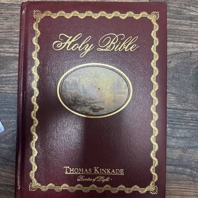 Thomas Kinkade Holy Bible. Copyright 1985 - Image 1