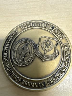 Genuine USSOCOM Challenge Coin US Military - Thumbnail 4