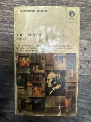 The Essential Kant Edited by Arnulf Zweig Vintage 1970 1st Mentor Book PB. VG - Image 1