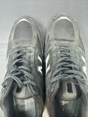 New Balance 990V5 Shoes Mens 13Black USA Made Dad Casual Running Mowing Outdoors - Thumbnail 4