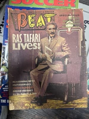 The Beat Reggae & African Music Magazine August 1984 Ras Tafari Lives - Image 1