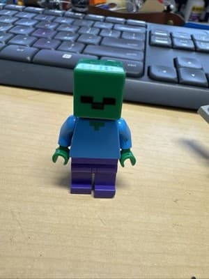 LEGO Minifigure Minecraft Lot, Alex, Steve, Skeleton, Wolf , Chicken - Thumbnail 4