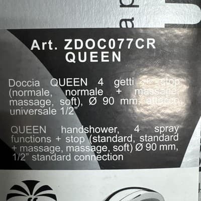 Paffoni Queen Shower Complete with Metal Shower Bar, Sliding - Thumbnail 3