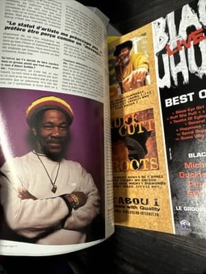 a vintage reggae magazine featuring Buju Banton - Thumbnail 3