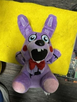 FNAF Nightmare Bonnie Plush w/ Bow Tie Five Nights At Freddy’s Funko 2016 Purple - Image 1
