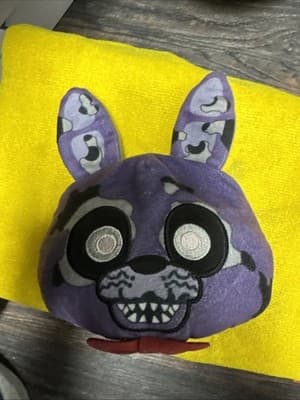 NEW Five Nights At Freddys Plush Heads Reversible Bonnie Collectible Ships Fast - Thumbnail 3