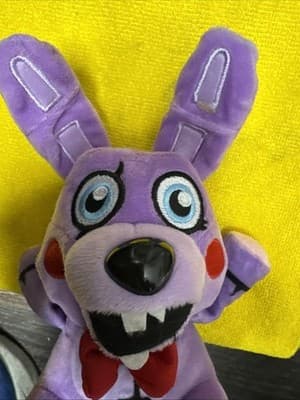 FNAF Nightmare Bonnie Plush w/ Bow Tie Five Nights At Freddy’s Funko 2016 Purple - Thumbnail 3