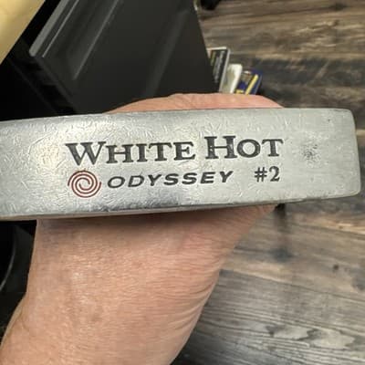 Odyssey White Hot #2 Center-Shafted Blade Putter, RH, 35" - Thumbnail 2