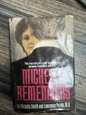Michelle Remembers book Michelle Smith Lawrence Pazder MD 1980 satanic panic HC - Image 1