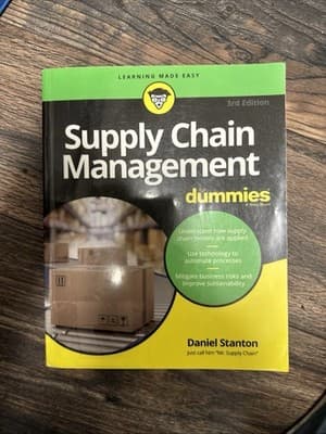 Supply Chain Management For Dummies by Daniel Stanton - Image 1