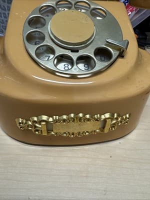 Telephone Rotary Dial Western Electric French Style Ivory Vtg 863440 Japan Phone - Thumbnail 2