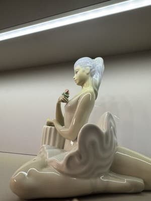 Porceval Vintage* Porcelain Sitting Ballerina Figurine (Made in Spain) - Thumbnail 5