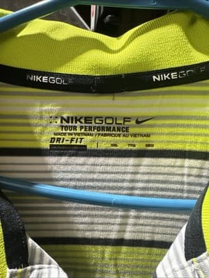 Nike x2,PGA Tour, Sport -tec, Alan Flusser Golf Men’s XXL Short Sleeve Polos - Thumbnail 4