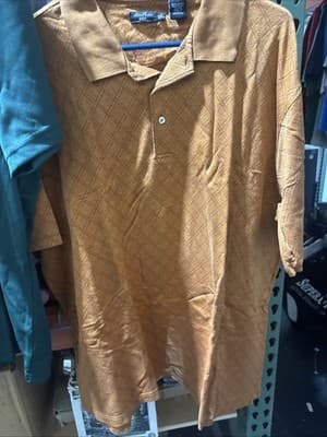 Nike x2,PGA Tour, Sport -tec, Alan Flusser Golf Men’s XXL Short Sleeve Polos - Thumbnail 2