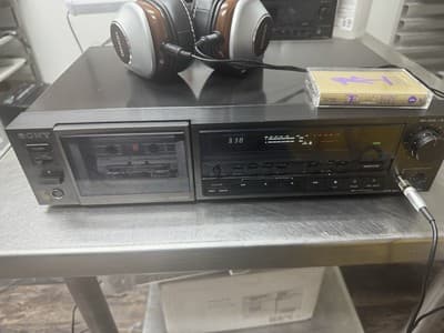 Sony TC-K555ES TAPE DECK Cassette Deck Working Good - Thumbnail 2
