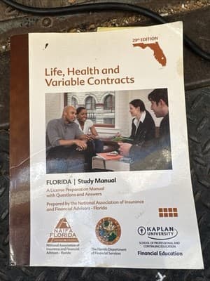 LIFE, HEALTH AND VARIABLE CONTRACTS 29TH ED 2014 NAIFA - Thumbnail 2