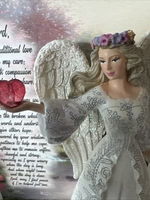 The Hamilton Collection A Tribute to Caring Sculpture by Thomas Kinkade 7.5" - Thumbnail 2