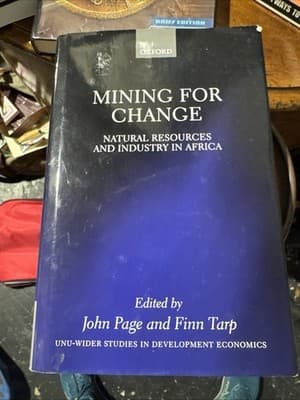 Mining for Change : Natural Resources and Industry in Africa, Hardcover by Page - Image 1